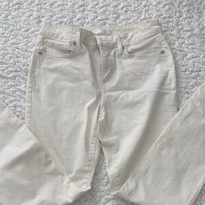 LC Lauren Conrad Cream Flare Jeans